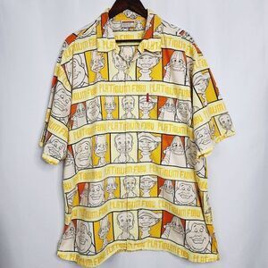 Platinum Fubu Fat Albert Button Yellow Junkyard Gang Size XL